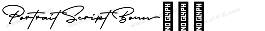 Portrait Script Boun字体转换